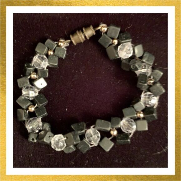 3/$20 Hand Crafted BEADED Mixed Natural Stone BRACELET - Picture 1 of 1